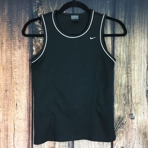 Nike DriFit Black and White Tank Size Small